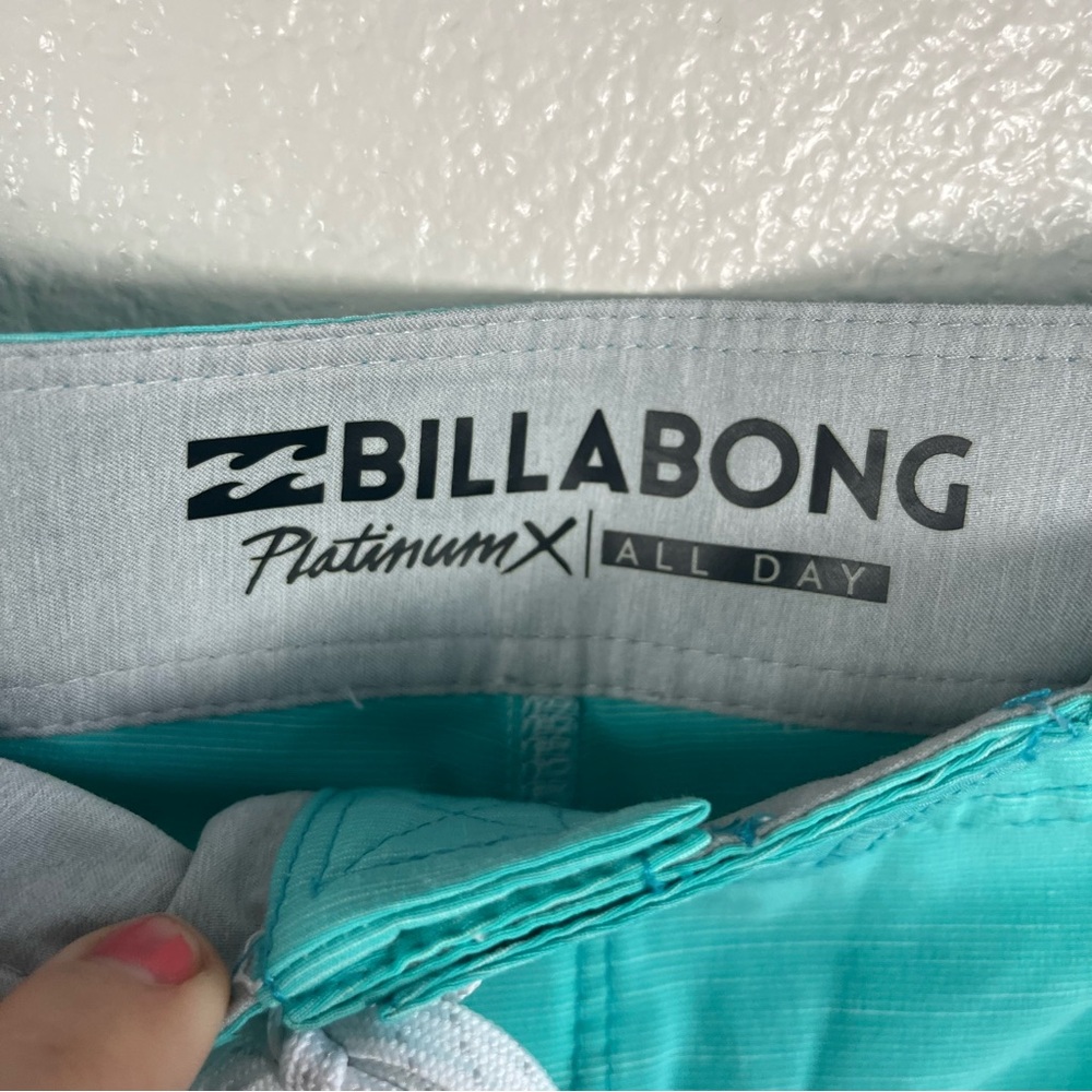 Billabong Men's Teal Stretch Hybrid Board Shorts 40” Waist - Picture 6 of 9